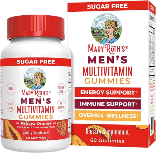MaryRuth’s Men’s Multivitamin Gummies — Sugar Free, 60 Gummies product photograph