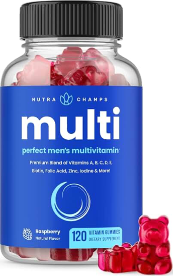 Men’s Multivitamin Gummies with Vitamins A, B, C, D & E product photograph