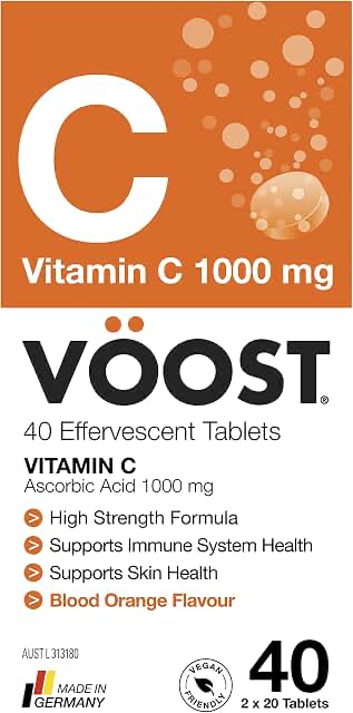Voost Vitamin C Blood Orange 40 Effervescent Tablets product photograph