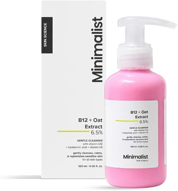 Minimalist Gentle Oat Face Wash product packaging