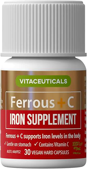 Vitaceuticals Ferrous + C Iron Supplement product photograph