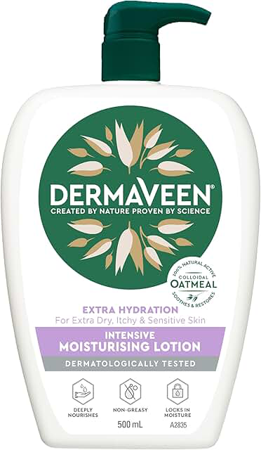 DermaVeen Extra Hydration Intensive Moisturising Lotion 500ml supplied product photo