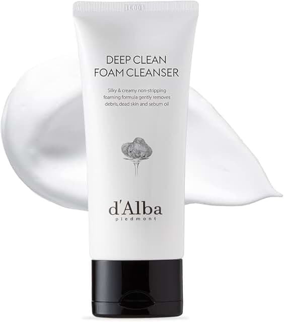 d’Alba White Truffle Deep Clean Foam Cleanser product packaging