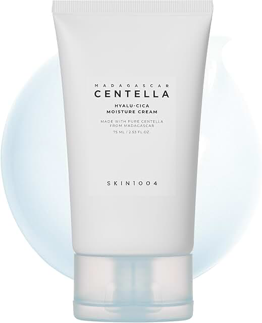 SKIN1004 Hyalu-Cica Moisture Cream, Korean Moisturiser, Face Cream, 75ml product packaging