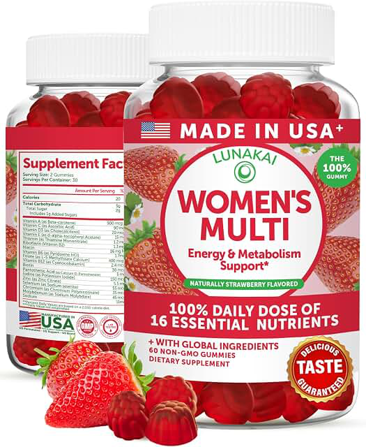 THE 100% Gummy Women’s Multivitamin product photograph