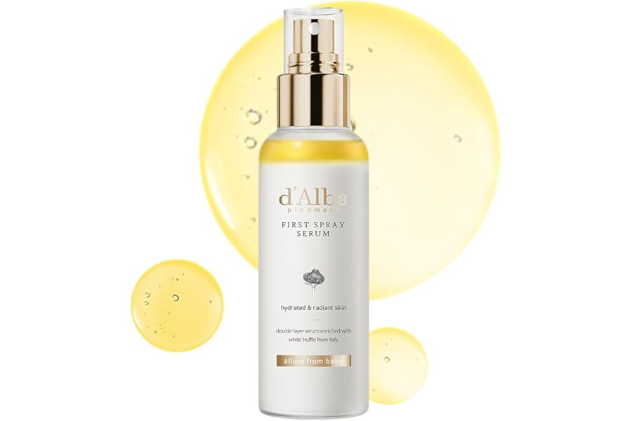 d’Alba Italian White Truffle First Spray Serum product packaging