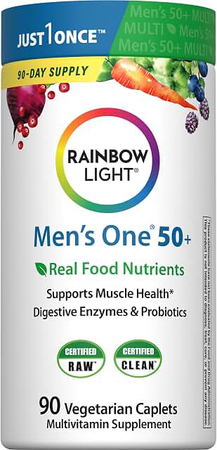 Rainbow Light Men’s One 50+ Multivitamin product photograph
