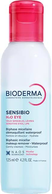 BIODERMA Sensibio H2O Eye Biphasic Micellar Makeup Remover 125ml product photograph