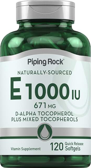 Piping Rock Vitamin E 1,000 IU — 120 Softgels product photograph