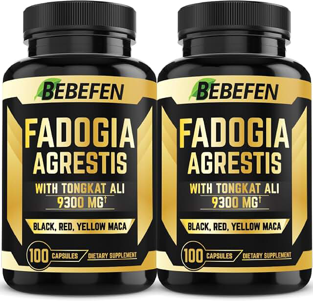 Bebefen Fadogia Agrestis with Tongkat Ali & Maca — 200 Capsules, Pack of 2 product photograph
