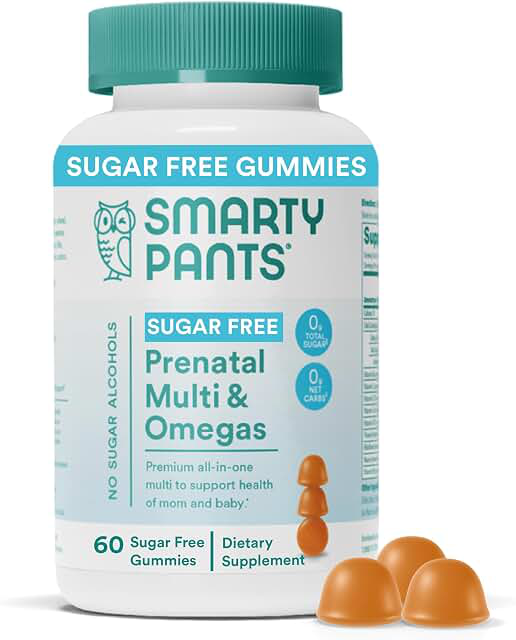 SmartyPants Sugar Free Prenatal Multi & Omegas Gummies product photograph