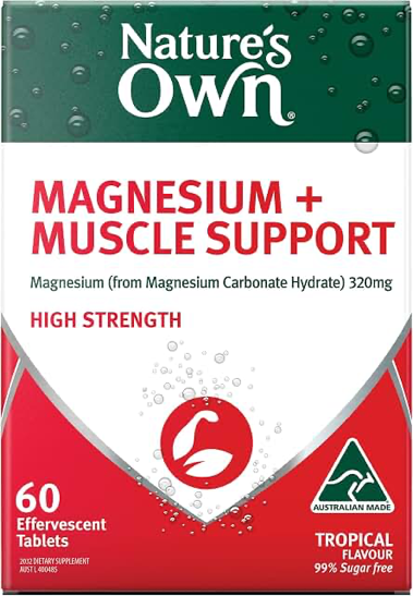 Nature’s Own Magnesium + Muscle Support Tablets product photograph