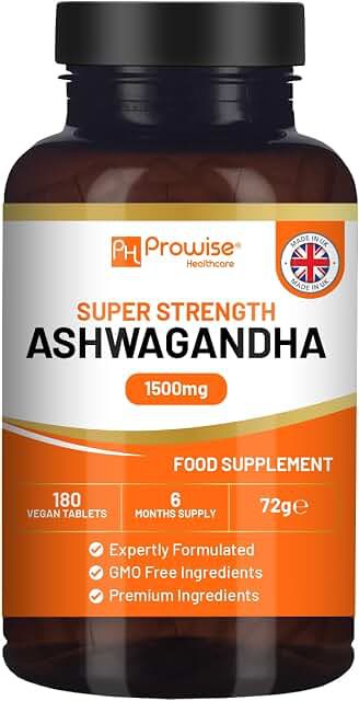 WeightWorld Ashwagandha 1500mg 180 Vegan Tablets product photograph