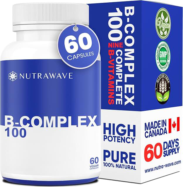 Nutrawave PURE B-Complex 100 Capsules — 60 Pack product photograph