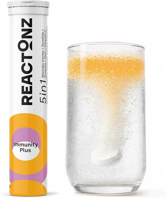 Reactonz Immunity Plus 5-in-1 Supplement product photograph