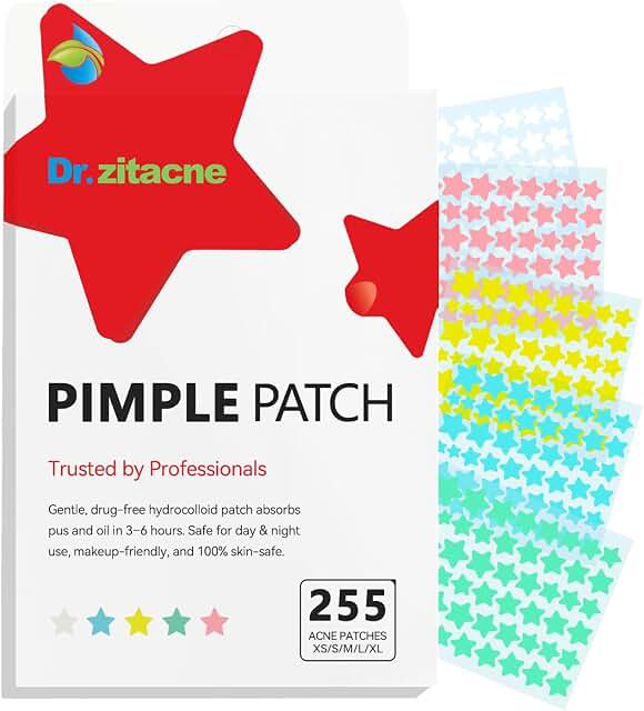 Hydrocolloid Pimple Patches 255 Pieces product photograph