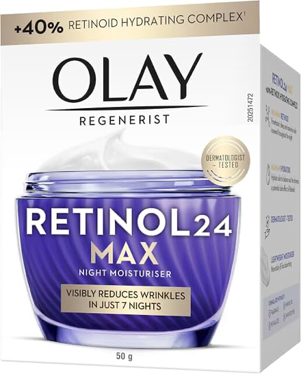 Olay Regenerist Retinol24 Max Night Moisturiser 50g supplied product photo