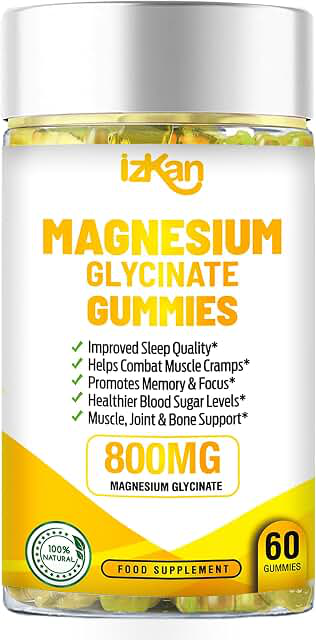 Izkan Magnesium Glycinate Gummies — 1,600 mg Listing product photograph