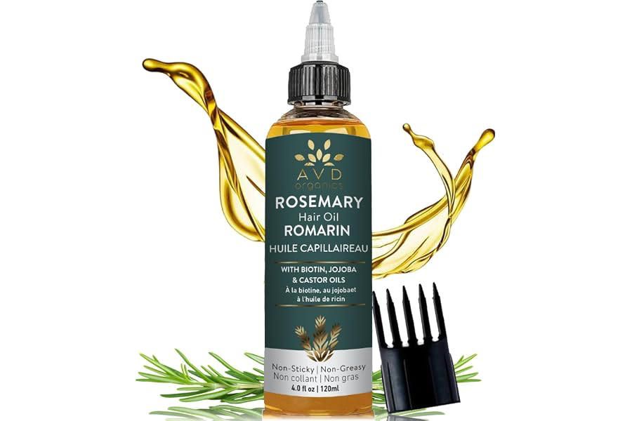 AVD Organics Rosemary Hair Oil product packaging
