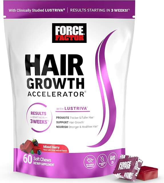Force Factor Hair Growth Accelerator Soft Chews for Women product photograph