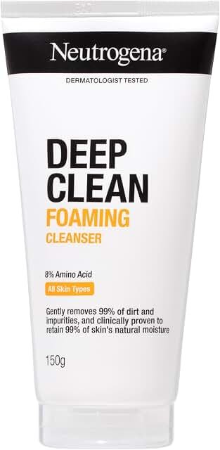 Neutrogena Deep Clean Foaming Face Cleanser 150g product packaging
