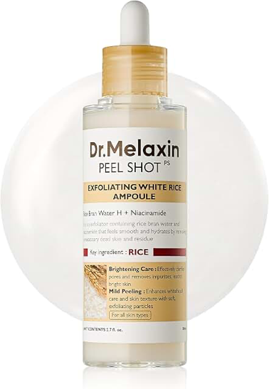 Dr.Melaxin Peel Shot Glow White Rice Peeling Ampoule 80ml product photograph