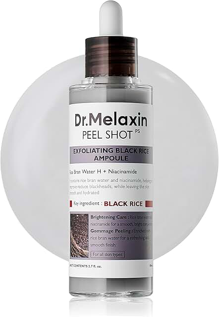 Dr.Melaxin Peel Shot Glow Black Rice Peeling Ampoule 80ml product photograph