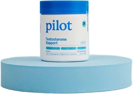 Pilot Testosterone Support Supplement for Men — 60 Capsules product photograph