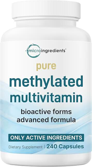 Micro Ingredients Pure Methylated Multivitamin — 240 Capsules product photograph