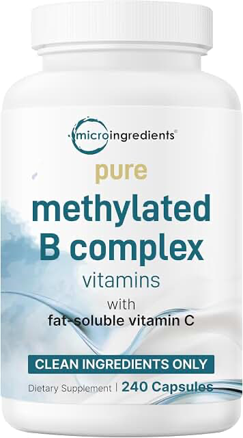 Micro Ingredients Pure Methylated B Complex — 240 Capsules product photograph