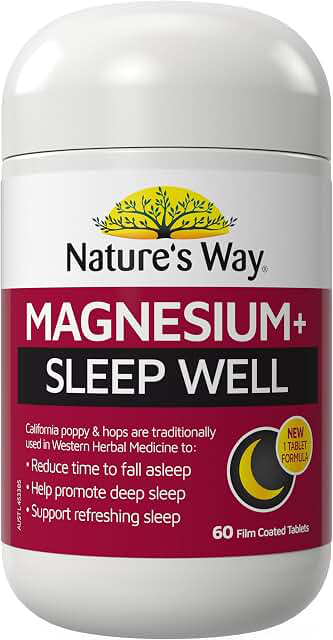 Nature’s Way Magnesium + Sleep Well — 60 Tablets product photograph