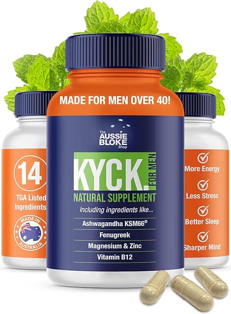 KYCK Herbal Multivitamin Supplement Men 40+ 90 Capsules product photograph