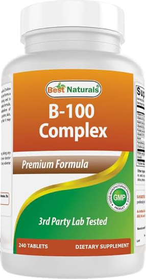 Best Naturals Vitamin B Complex with Inositol & PABA — 240 Tablets product photograph