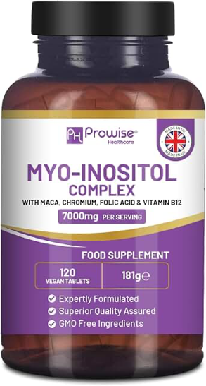 Myo-Inositol Complex with Black Maca & Chromium — 120 Vegan Tablets product photograph