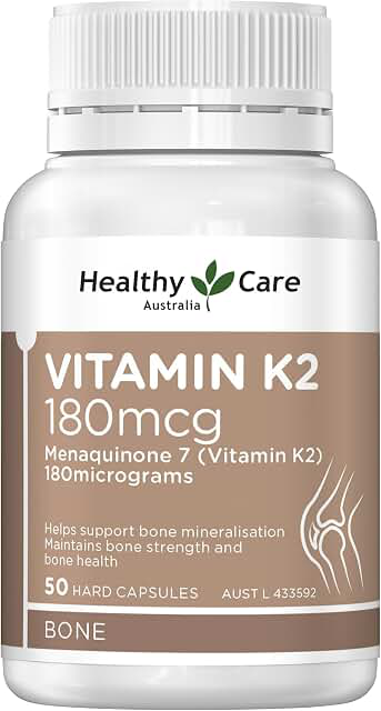 Healthy Care Vitamin K2 180mcg 50 Capsules product photograph