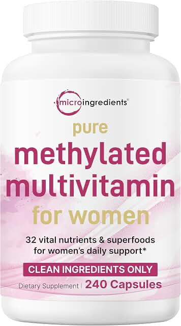 Micro Ingredients Pure Methylated Multivitamin for Women — 240 Capsules product photograph