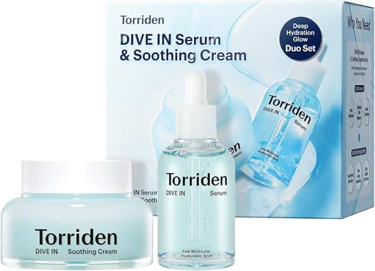 Torriden DIVE IN Serum 50ml and Soothing Cream 100ml Set product photograph