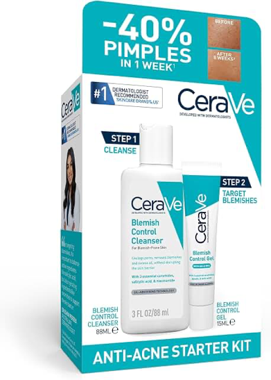 CeraVe Anti-Acne Starter Kit Cleanser & Gel product photograph