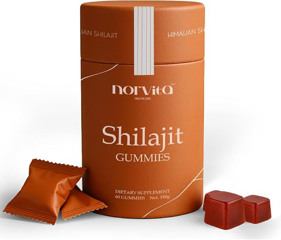 Norvita Himalayan Shilajit Gummies with Ashwagandha product photograph