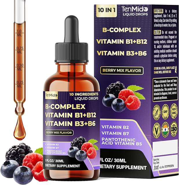 10-in-1 Vitamin B Complex Liquid Drops product photograph