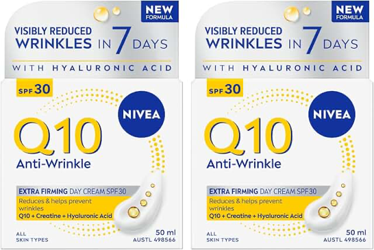 NIVEA Q10 Extra Firming Day Cream SPF30 50ml Pack of 2 supplied product photo