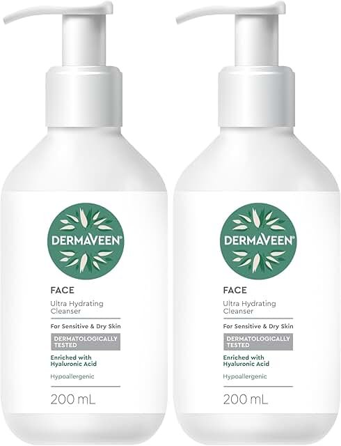 DermaVeen Face Ultra Hydrating Cleanser product packaging
