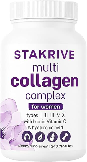 Stakrive Multi Collagen Complex for Women — 240 Count product photograph