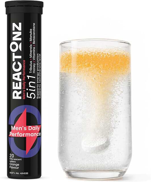 Reactonz Men’s Performance 5-in-1 Supplement product photograph