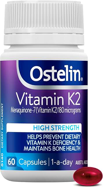 Ostelin Vitamin K2 MK-7 180mcg 60 Capsules product photograph