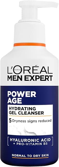 L’Oréal Paris Men Expert Power Age Hydrating Gel Cleanser 260ml product packaging