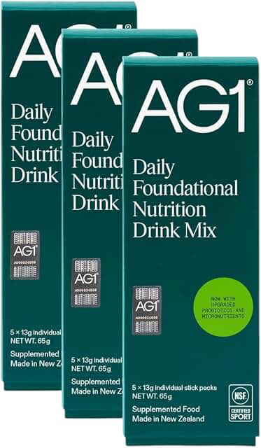 AG1 Daily Greens Powder Travel Packs — 15 × 13 g product photograph