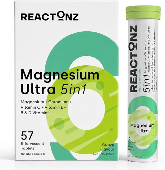 Reactonz Magnesium Ultra 5-in-1 Supplement product photograph