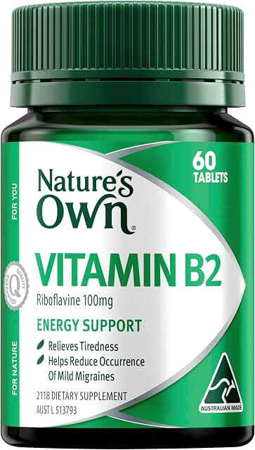 Nature's Own Vitamin B2 100mg 60 Tablets product photograph