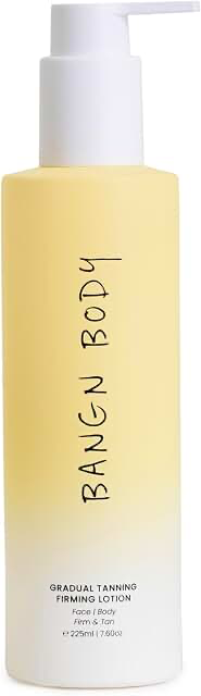 Bangn Body Gradual Tanning Firming Lotion 225 ml product packaging